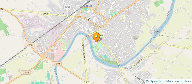 localisation de l'entreprise BIOCONTACT SARL à GAILLAC
