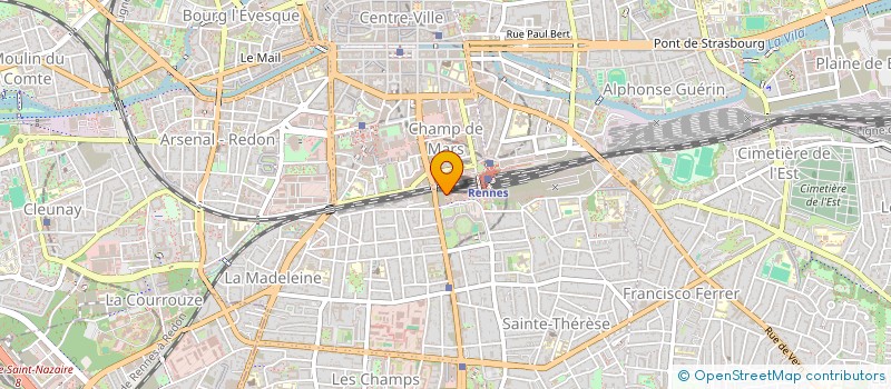 localisation de l'entreprise BIOCOOP AVENIR  RENNES