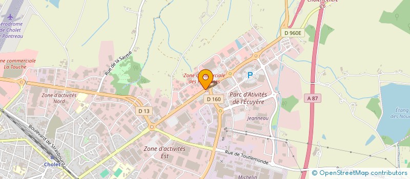 localisation de l'entreprise BIOCOOP CHOLET à CHOLET