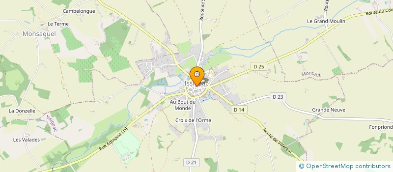localisation de l'entreprise BIOCOOP D'ISSIGEAC à ISSIGEAC