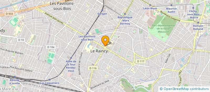 localisation de l'entreprise BIOCOOP LE RAINCY à LE RAINCY