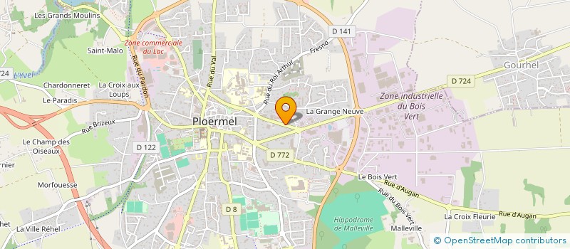 localisation de l'entreprise BIOCOOP SEVE à PLOERMEL