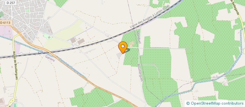 localisation de l'entreprise BIOCORT  BOUILLARGUES