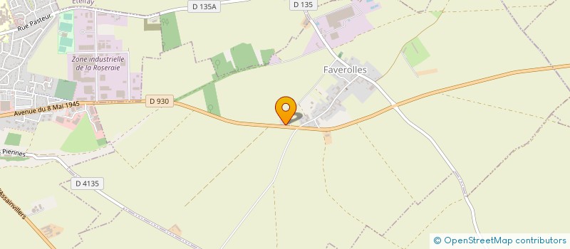 localisation de l'entreprise BIOCROPS à ASSAINVILLERS