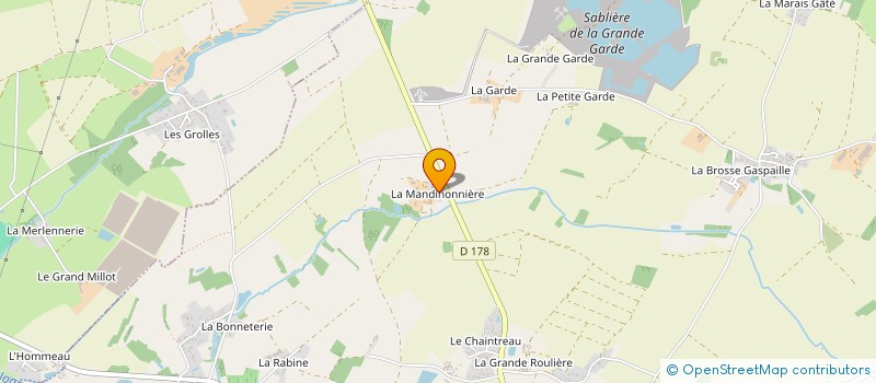 localisation de l'entreprise BIODEAS  SAINT-COLOMBAN