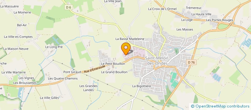 localisation de l'entreprise BIODECAP  SAINT-MELOIR-DES-ONDES