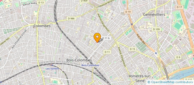 localisation de l'entreprise BIODELICES ET VRAIESAVEURS à BOIS-COLOMBES