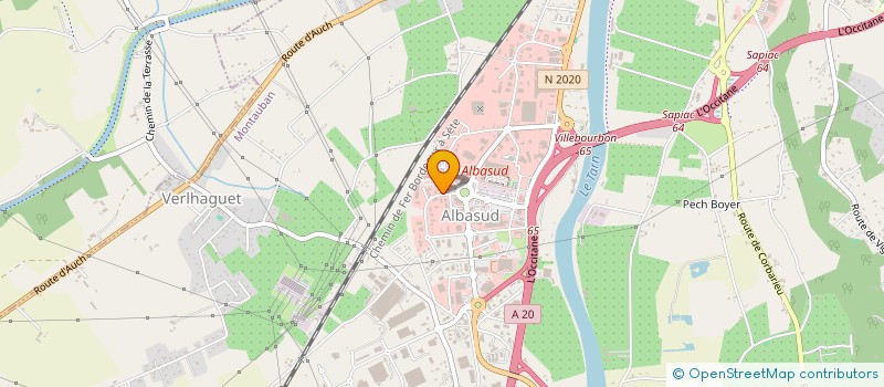 localisation de l'entreprise BIODEMA  MONTAUBAN