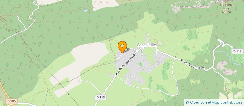 localisation de l'entreprise BIODENTAL  CAZEVIEILLE