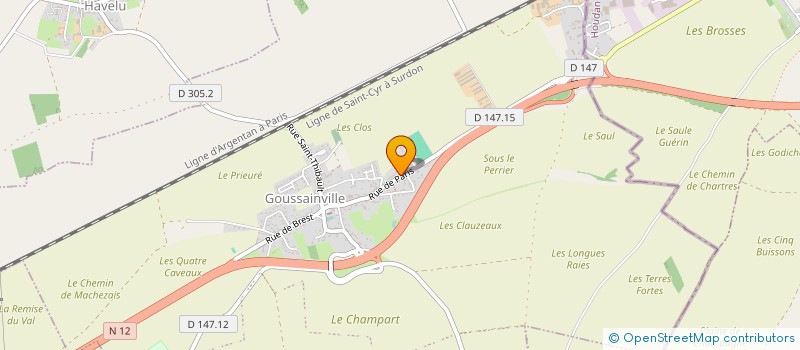 localisation de l'entreprise BIODETEC à GOUSSAINVILLE