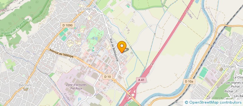 localisation de l'entreprise BIODIANCE  CROLLES