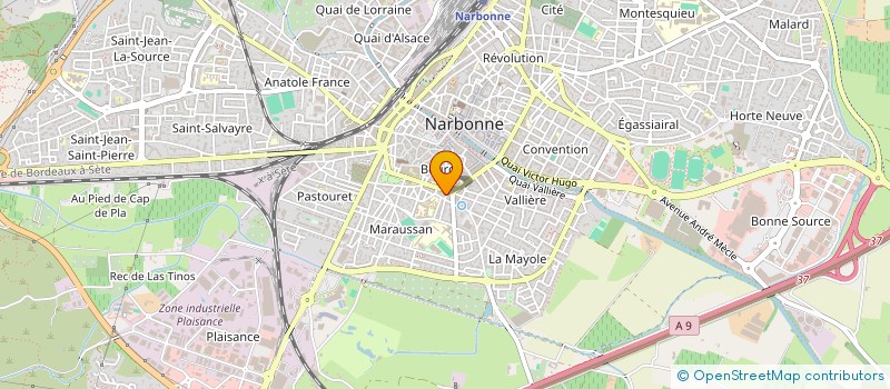 localisation de l'entreprise BIODIETEURO SA à NARBONNE