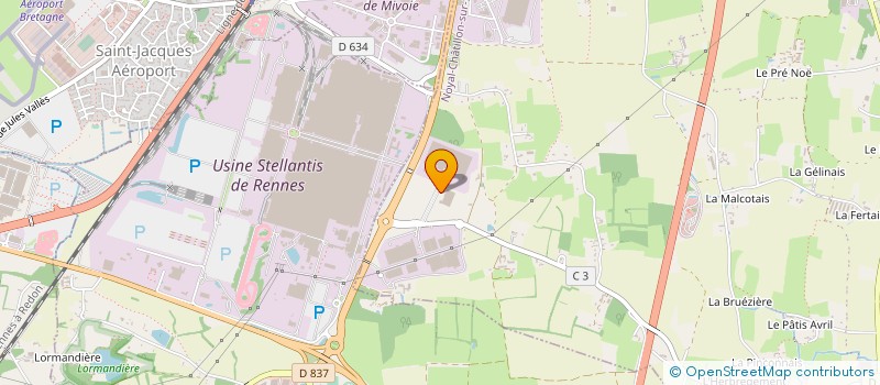 localisation de l'entreprise BIODIS  NOYAL-CHATILLON-SUR-SEICHE