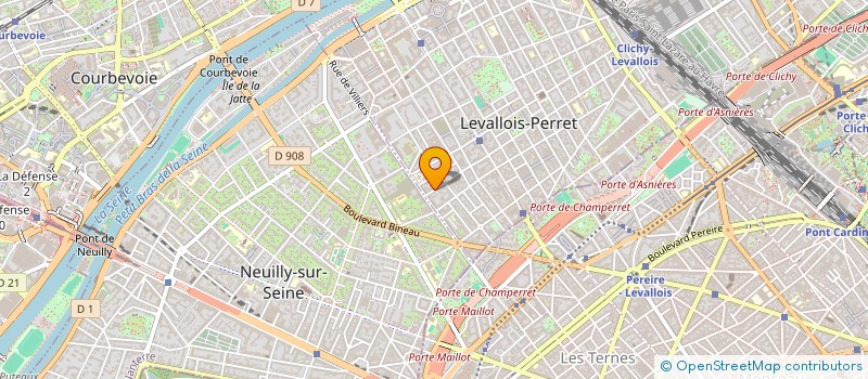localisation de l'entreprise BIODIS S.A.S à LEVALLOIS-PERRET