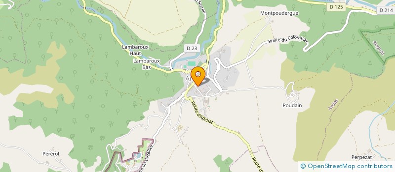 localisation de l'entreprise BIODIV'EDUC  BERGONNE