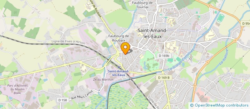 localisation de l'entreprise BIODIVER'CITE  SAINT-AMAND-LES-EAUX