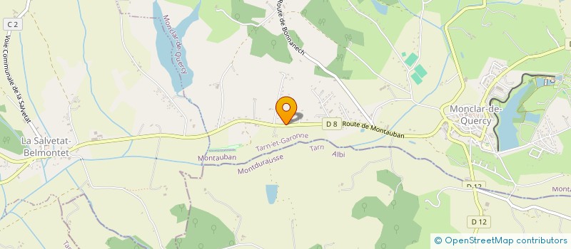 localisation de l'entreprise BIODIVERSITE RE ENCHANTEE  MONCLAR-DE-QUERCY