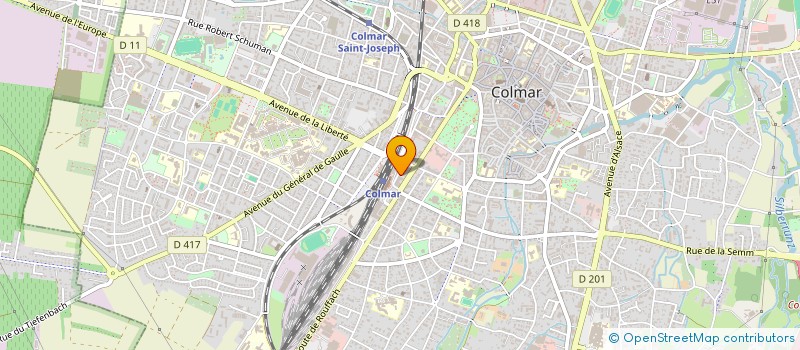 localisation de l'entreprise BIODYNAMIE RECHERCHE  COLMAR