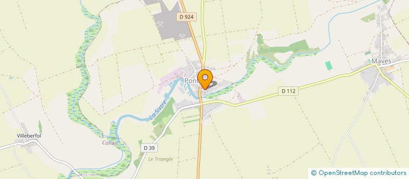 localisation de l'entreprise BIOECO à MAVES