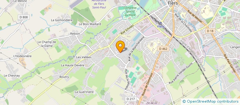 localisation de l'entreprise BIOELEC CONFORT à FLERS