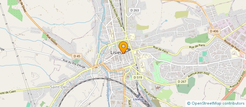 localisation de l'entreprise BIOELIXIRS à LISIEUX