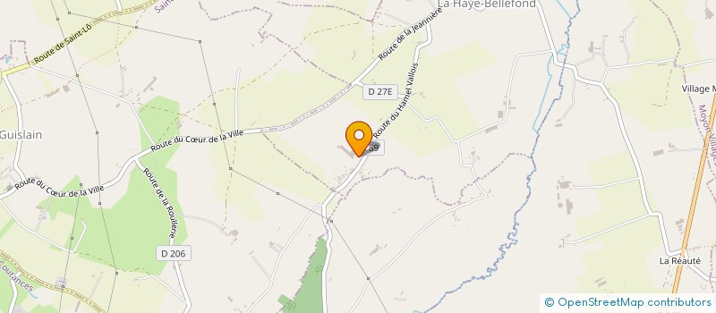 localisation de l'entreprise BIOENERGIE DU HAMEL VALOIS  LA HAYE-BELLEFOND