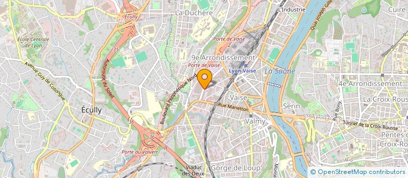 localisation de l'entreprise BIOENERGIE EVENEMENTS ET SERVICES à LYON