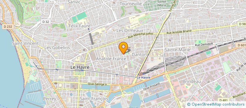 localisation de l'entreprise BIOENERL ART DE GUERIR à LE HAVRE