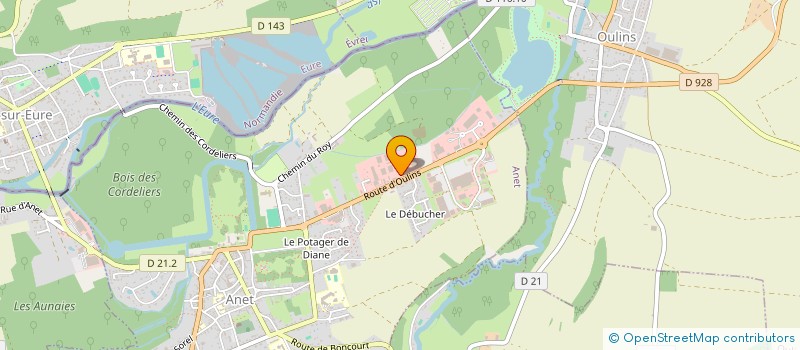 localisation de l'entreprise BIOEUROPE à ANET