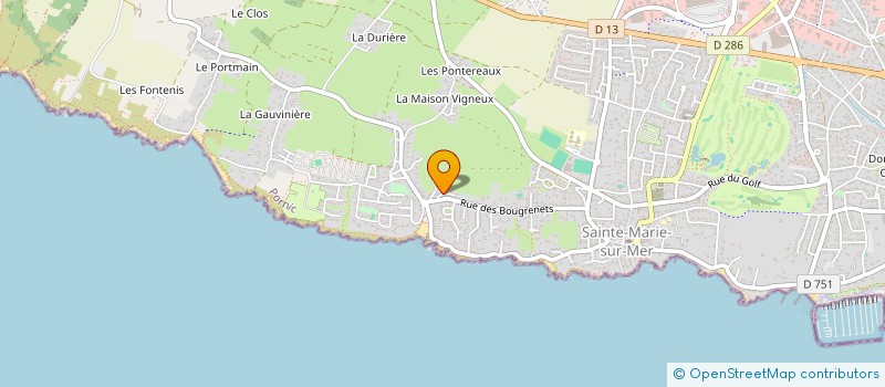localisation de l'entreprise BIOEXPERTEAM à PORNIC
