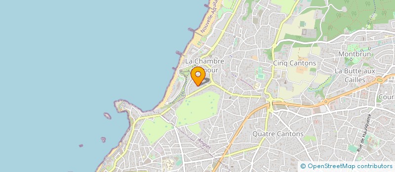 localisation de l'entreprise BIOFA DISTRIBUTION à ANGLET