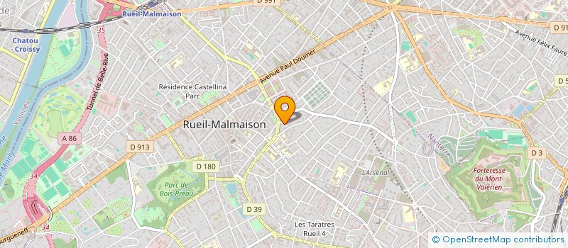 localisation de l'entreprise BIOFACET à RUEIL-MALMAISON