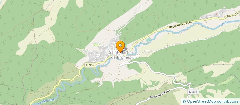 localisation de l'entreprise BIOFAMILY  SAINT-MARTIN-DE-BROMES