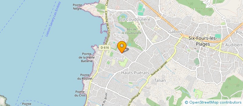 localisation de l'entreprise BIOFLEXY à SIX-FOURS-LES-PLAGES