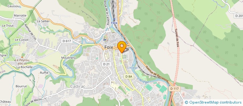 localisation de l'entreprise BIOFOIX à FOIX
