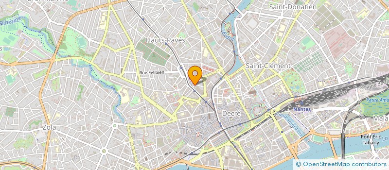 localisation de l'entreprise BIOFOURE à NANTES