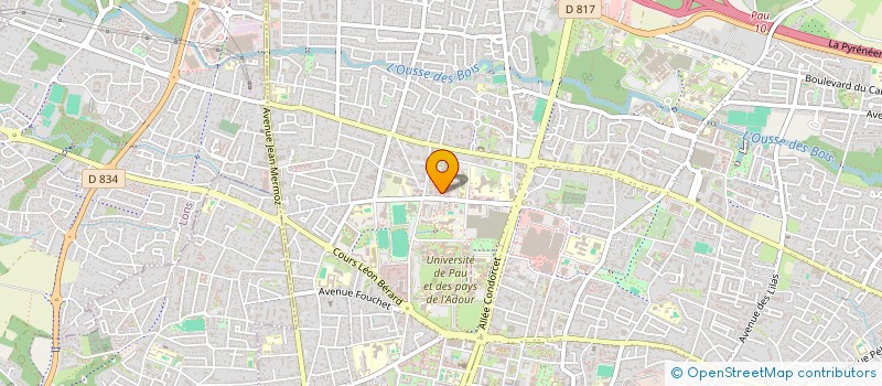 localisation de l'entreprise BIOFUEL à PAU