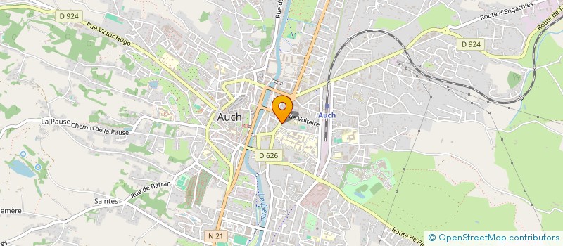 localisation de l'entreprise BIOGASCOGNE à AUCH