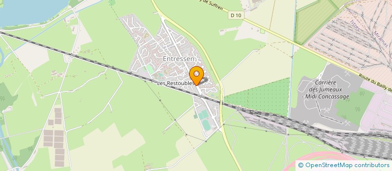 localisation de l'entreprise BIOGAZ DU VALLON  ISTRES