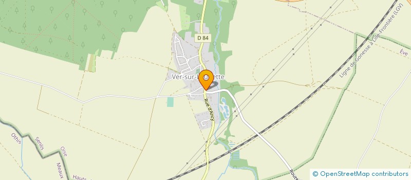 localisation de l'entreprise BIOGAZ DU VALOIS à VER-SUR-LAUNETTE