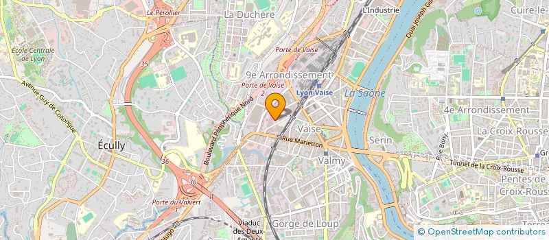 localisation de l'entreprise BIOGAZ MAINTENANCE ET MONTAGE à LYON