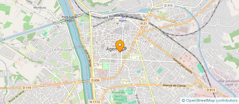 localisation de l'entreprise BIOGAZ MONFLANQUIN à AGEN
