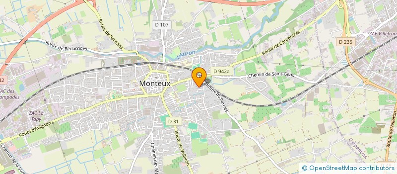 localisation de l'entreprise BIOGENE-FRANCE  MONTEUX