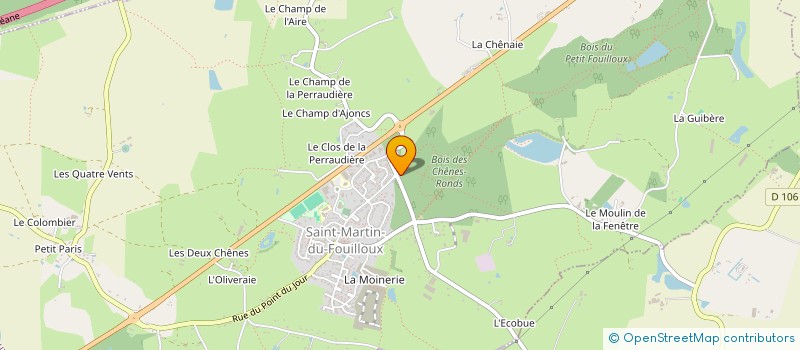 localisation de l'entreprise BIOGEST  SAINT-MARTIN-DU-FOUILLOUX