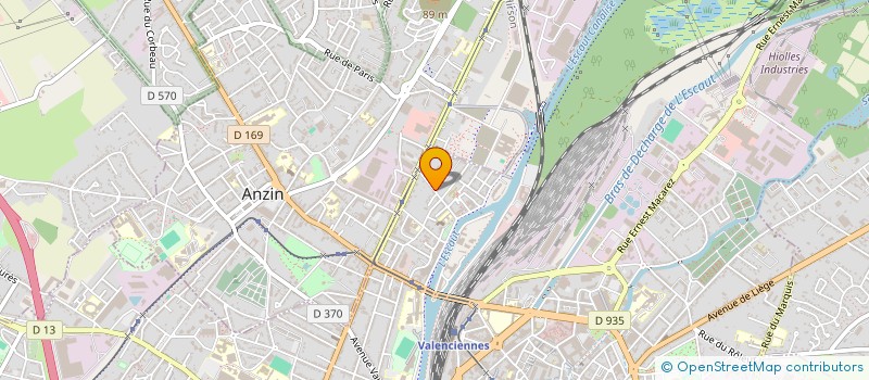localisation de l'entreprise BIOGESTA  VALENCIENNES