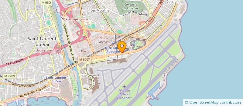 localisation de l'entreprise BIOGNV DE NICE MIN à NICE