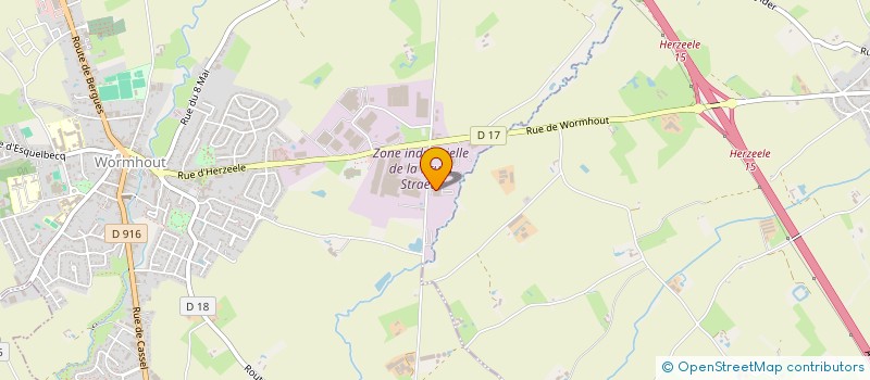 localisation de l'entreprise BIOGNV DE WORMHOUT à WORMHOUT