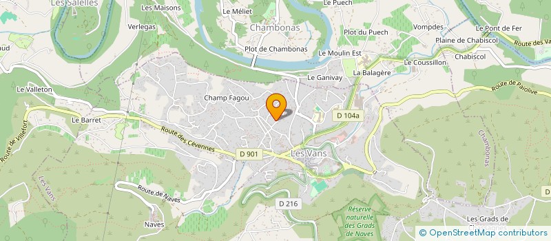 localisation de l'entreprise BIOGROS  MONTSELGUES