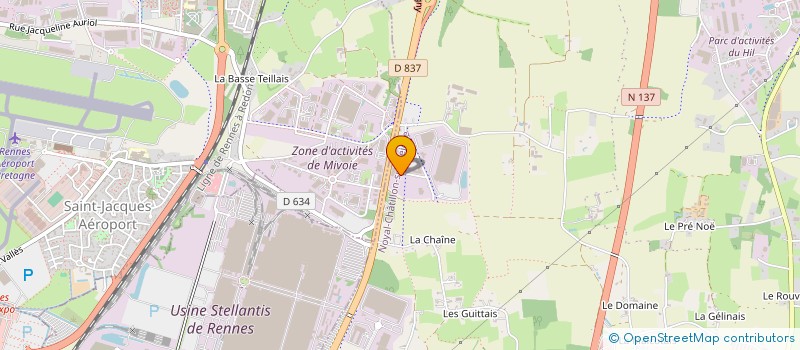 localisation de l'entreprise BIOGROUP BRETAGNE  NOYAL-CHATILLON-SUR-SEICHE