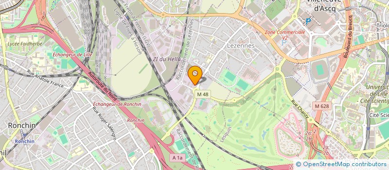 localisation de l'entreprise BIOGROUP NORD  VILLENEUVE-D'ASCQ